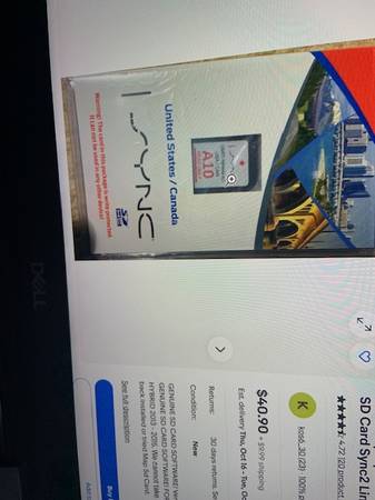 Ford A10 NAV Navigation GPS SD Card 1