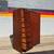 Mid-Century Modern Brown-Saltman Walnut Gentleman’s Chest Armoire (John Keal) 2 thumbnail