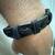 Cool New Men's Adjustable Leather Bracelet in Black 5 thumbnail