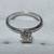 Like-New Solitaire Diamond Ring in Platinum $2,500 Value 2 thumbnail