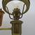 Antique Brass Student Electrified Oil Lamp Double Shades 9 thumbnail