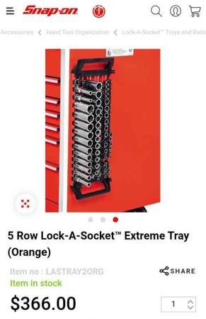 Snap On Socket Tray 1