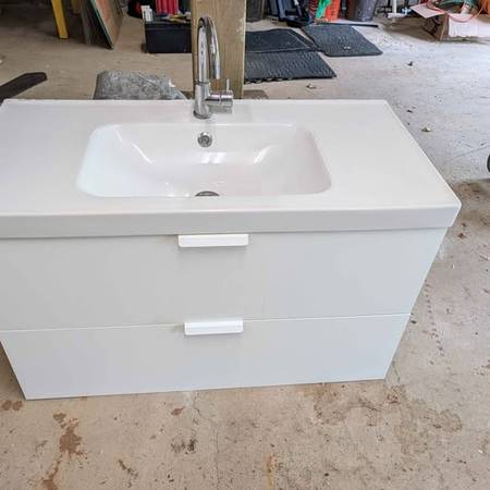 Ikea godmorgan vanity sink combo 1