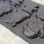 /// VTG UNBRANDED CAST IRON CHRISTMAS SHORTBREAD COOKIE CANDY MOLD \\\ 4 thumbnail
