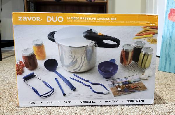Zavor DUO 10-pc Stainless Steel Pressure Canning Cooker Set 10 Quart 1