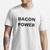 BACON POWER Essential T-Shirt by Electricitees on Redbubble.com 1 thumbnail