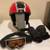 Kids Snow Helmet Size XS/S+ Goggles + Mittens 1 thumbnail