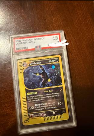 2003 umbreon skyridge pokemon psa 9 1