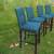 Navy Blue Upholstered Bar/Counter Stools 2 thumbnail