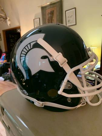 Michigan Spartans Authentic Game Day Helmet 1