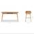 ARTICLE - Culla 55" Desk (Oak) 4 thumbnail