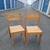 pair (2) solid oak side chair dining desk CHAIRS - HD Buttercup 2 thumbnail