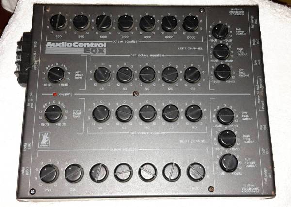 Equalizer/ preamp Audiocontrol eqx equalizer/ preamp 1