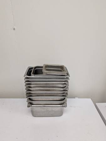 Pans, Stainless Steel, Steam Table, Restaurant 1