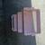 Pink metal three-tier rolling utility cart 2 thumbnail