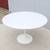 Mid-Century Eero Saarinen for Knoll 47" Round White Tulip Dining Table 8 thumbnail