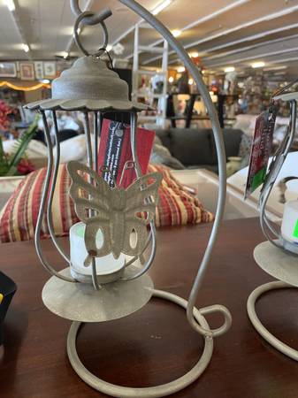 Butterfly tea light holder/holders lanterns candle holders 1