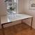 Gorgeous glass + metal dining table $100 obo 2 thumbnail