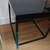 Steel Cube Side Table. 20" H. Slight Scratch on Top. 6 thumbnail