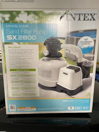 Intex Crystal Clear Sand Filter Pump for Swimming Pools 1