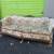 Vintage French style wood framed sofa 1 thumbnail