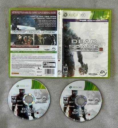 Dead Space 3 Limited Edition Microsoft Xbox 360, 2x Game Discs 1