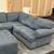 *Free Delivery* Sectional Couch with Matching Ottoman Gray 4 thumbnail