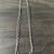 Silver Paperclip long chain Necklace- vintage 1 thumbnail