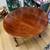 Antique Early 20th Century Solid Oak Oval Drop Leaf Table 4 thumbnail