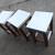 3 matching Teak barstools 1 thumbnail