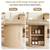 Extendable Dining Table With Storage BRAND NEW little shipping damage 7 thumbnail