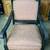 Antique Wooden Chair Vintage Upholstered Seat Furniture 2 thumbnail