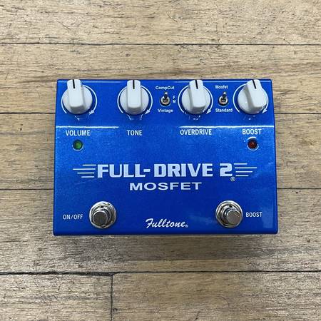 Fulltone Full-Drive 2 Mosfet overdrive effects pedal 1