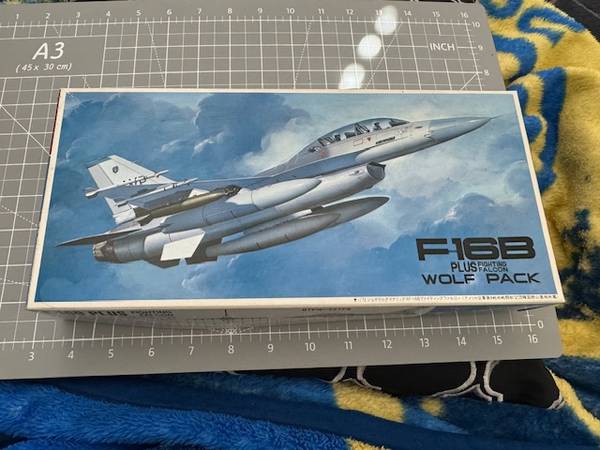 Fujimi 1/72 Scale F-16B Plus Fighting Falcon - Wolf Pack - Open Box 1