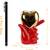 HOME SMIL Ceramic Hand with Heart RED AND GOLD 4 thumbnail