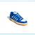 New Rare & Unique Men's Adidas Blue & White Athletic Shoes/Sneakers 5 thumbnail
