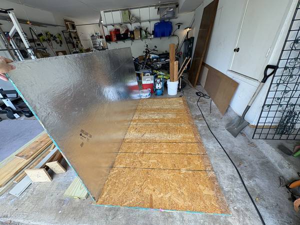 2 sheets solar board OSB 1