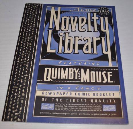 Acme Novelty Library featuring Quimby the Mouse 13.5 x 11 (1996) 1