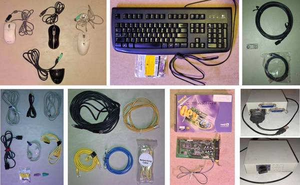 Computer Power Cords, Adapters, Mice, Keyboard, Cables + More 1