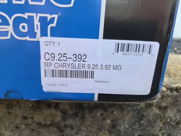 Ram 1500 3.92 Ring & Pinion " Motive Gear" 1