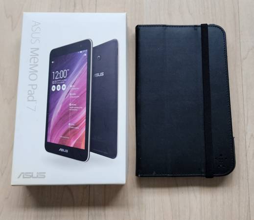 Asus Memo 7” Pad (Tablet) with Protective Case, Charger, Original Box 1