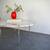 Vintage Mies Van Der Rohe Barcelona coffee table w/round marble top 5 thumbnail
