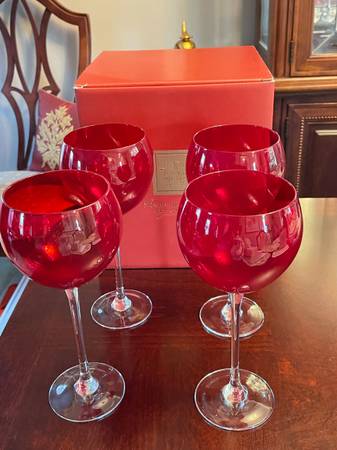 Lenox Ruby Wine Glasses 1