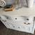 Awesome solid wood shabby distressed white dresser cabinet 3 thumbnail