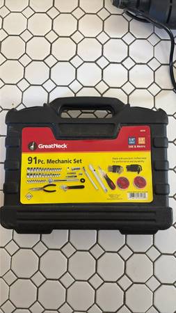 Grrat neck 91pc mechanic set SAE/METRIC 1