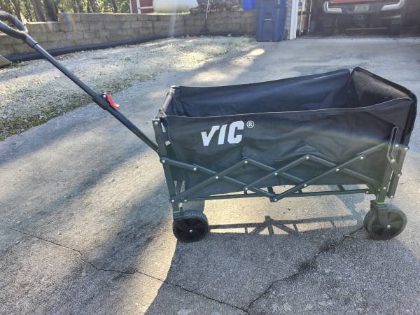 Small folding trailer cart 1