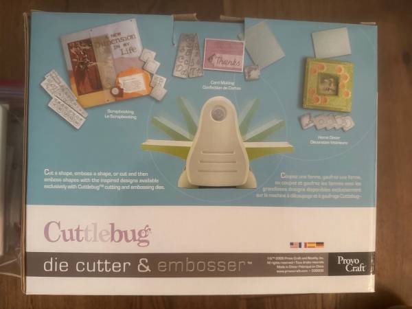 Cuddle Bug - Embossing Machine with patterns 1