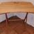 Red Oak Folding Table with Cut-Out Handle - Extra Wide 3 thumbnail
