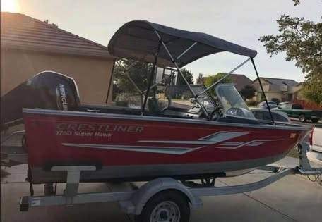 2020 1750 Crestliner Super Hawk – Mercury 115HP Outboard 1