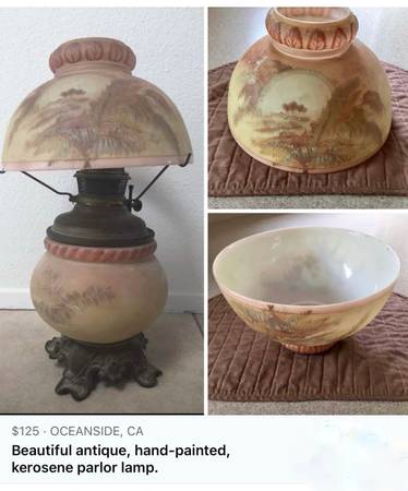 Antique kerosene lamp 1